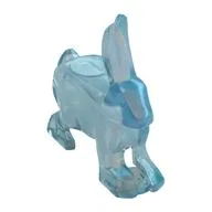 Animal, Rabbit / Hare, Opal Trans-Light Blue