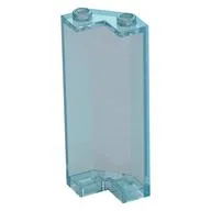 Panel 2 x 2 x 5 Corner, Opal Trans-Light Blue