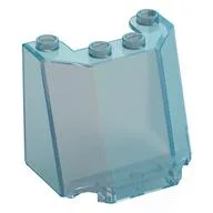 Windscreen 3 x 4 x 3, Opal Trans-Light Blue