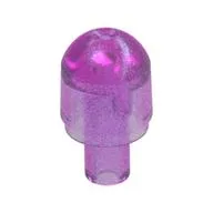 Light Cover with Internal Bar / Bionicle Barraki Eye with Hole in Bar, Opal Trans-Dark Pink