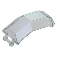 Windscreen 4 x 4 x 4 2/3 with Handle, Opal Trans-Clear