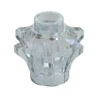 Weapon Mace with Spikes, Opal Trans-Clear