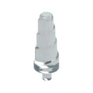 Creature Body Part, Horn (Unicorn) with Small Pin, Opal Trans-Clear