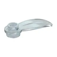 Plant, Round 1 x 3 - 1 Leaf, Opal Trans-Clear