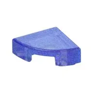 Tile Round 1 x 1 Quarter, Opal Trans-Purple