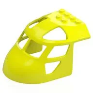 Aircraft Fuselage Curved Forward 6 x 8 Top, Vibrant Yellow