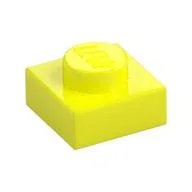 Plate 1 x 1, Vibrant Yellow