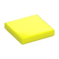 Tile 2 x 2 with Groove, Vibrant Yellow