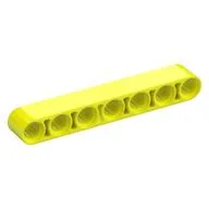 Technic Beam 1 x 7 Thick, Vibrant Yellow