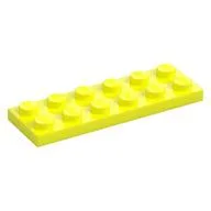 Plate 2 x 6, Vibrant Yellow