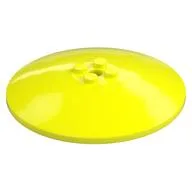 Dish 8 x 8 Inverted [Radar], Solid Studs, Rounded Anti-stud Underside, Vibrant Yellow