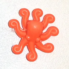 Animal, Sea Life Set, Octopus, Vibrant Yellow