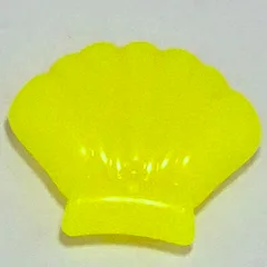 Animal, Sea Life Set, Clam Shell Large, Vibrant Yellow