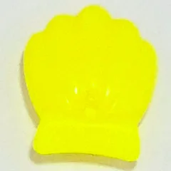 Animal, Sea Life Set, Clam Shell Small, Vibrant Yellow