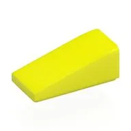 Brick Sloped 18° 2 x 1 x 2/3, Vibrant Yellow