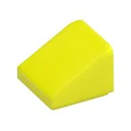Brick Sloped 30° 1 x 1 x 2/3 (Cheese Slope), Vibrant Yellow