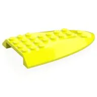 Aircraft Fuselage Curved Aft Section 6 x 10 Top, Vibrant Yellow