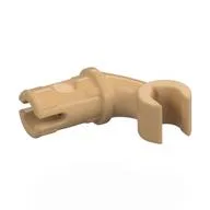 Arm, Short, with Technic Pin, Warm Tan