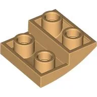 Brick Curved Inverted 2 x 2 x 2/3, Warm Tan