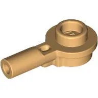 Plate Special Round 1 x 1 with Hollow Stud and Horizontal Bar 1L, Warm Tan
