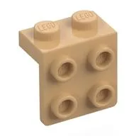 Bracket 1 x 2 - 2 x 2, Warm Tan