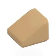 Brick Sloped 30° 1 x 1 x 2/3 (Cheese Slope), Warm Tan