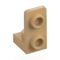 Bracket 1 x 1 - 1 x 2 Inverted, Warm Tan