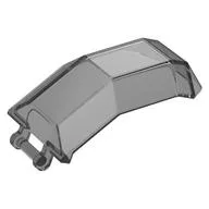 Windscreen 4 x 4 x 4 2/3 with Handle, Trans-Black