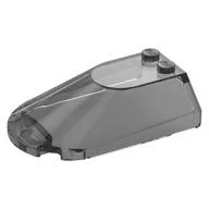 Windscreen 4 x 6 x 1 1/3, Trans-Black