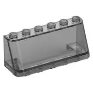 Windscreen 2 x 6 x 2, Thin Top, Trans-Black