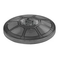 Dish 4 x 4 Inverted [Radar] with Silver Cockpit Print, Trans-Black