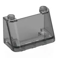 Windscreen 2 x 4 x 2, Trans-Black