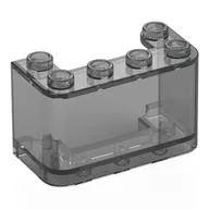 Windscreen 2 x 4 x 2 Vertical, Trans-Black