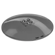Dish 10 x 10 Inverted (Radar) with Solid Studs, Trans-Black