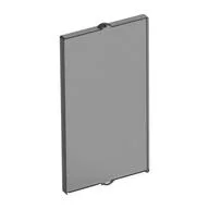 Glass for Window 1 x 2 x 3 Flat Front, Trans-Black
