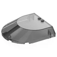 Windscreen 8 x 8 x 1 1/3 with Black Canopy Print, Trans-Black