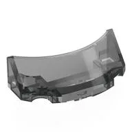 Windscreen 2 x 4 Half Dome, Trans-Black