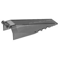 Windscreen 10 x 4 x 2 with Handle, Trans-Black