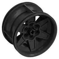 Wheel 56 x 34 Technic Racing Medium with 6 Pin Holes, Pearl Titanium