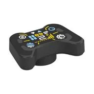 Game Controller with F1 Steering Wheel Controls Print, Pearl Titanium