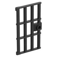 Door 1 x 4 x 6 Barred with Stud Handle, Pearl Titanium