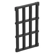 Door Grill 1 x 4 x 6, Pearl Titanium