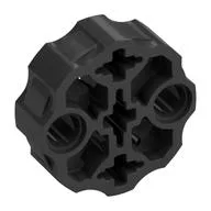 Large Figure Weapon, Barrel with 2 Pin Holes and 3 Axle Holes, Pearl Titanium
