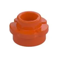 Plant, Flower, Plate Round 1 x 1 with 5 Petals, Reddish Orange