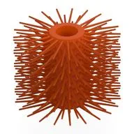 Street Sweeper Brush, Reddish Orange