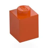 Brick 1 x 1, Reddish Orange