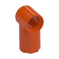 Technic Axle and Pin Connector Angled #1, Reddish Orange