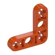 Technic Beam 3 x 3 L-Shape Thin, Reddish Orange
