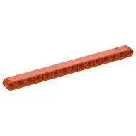 Technic Beam 1 x 15 Thick, Reddish Orange