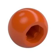 Technic Ball Joint, Reddish Orange